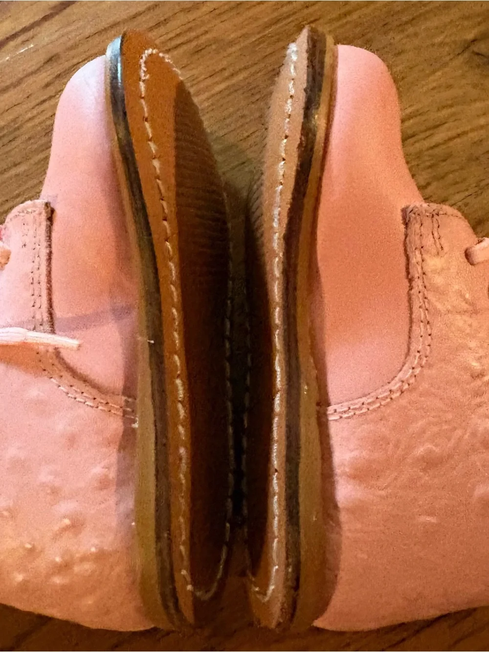 Josmo Unisex Baby First Walker Shoes, Genuine Leather, Pink, Size: 5.5,